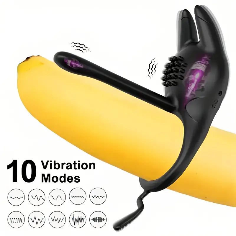 Anillo Vibrador Doble Placer – 10 Modos de Vibración's photo #1
