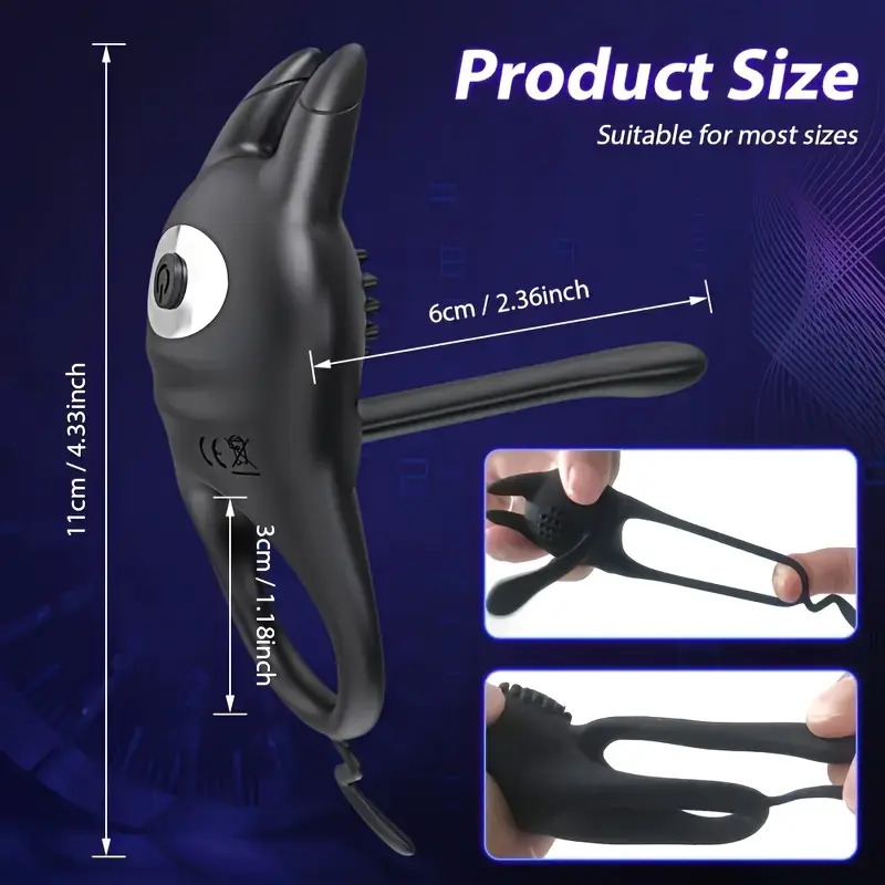 Anillo Vibrador Doble Placer – 10 Modos de Vibración's photo #1