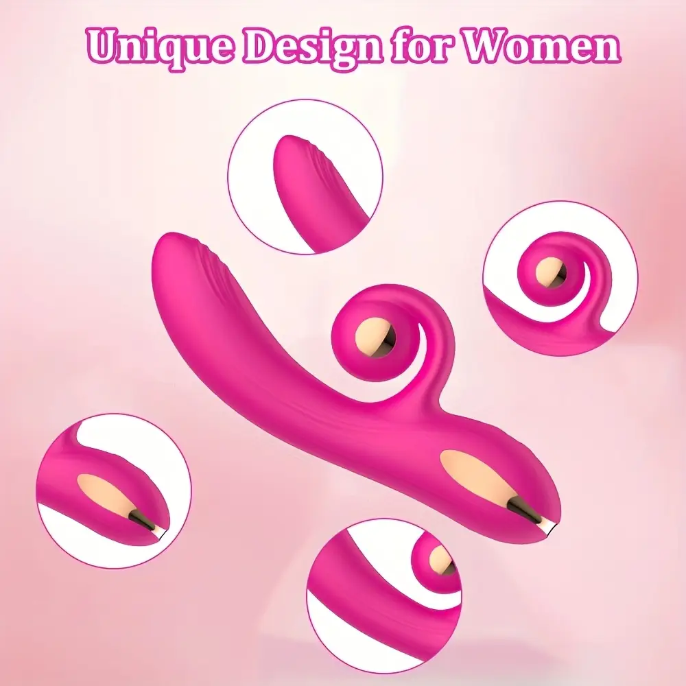 Vibrador Doble Estimulación Punto G y Clítoris | Estimulador Orgánico «Twist» de Silicona Médica's photo #1
