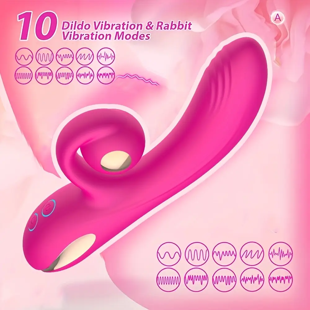 Vibrador Doble Estimulación Punto G y Clítoris | Estimulador Orgánico «Twist» de Silicona Médica's photo #2