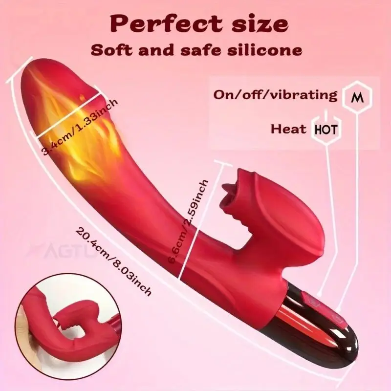 Vibrador de Punto G y Estimulador Clitoridiano — imagen 2