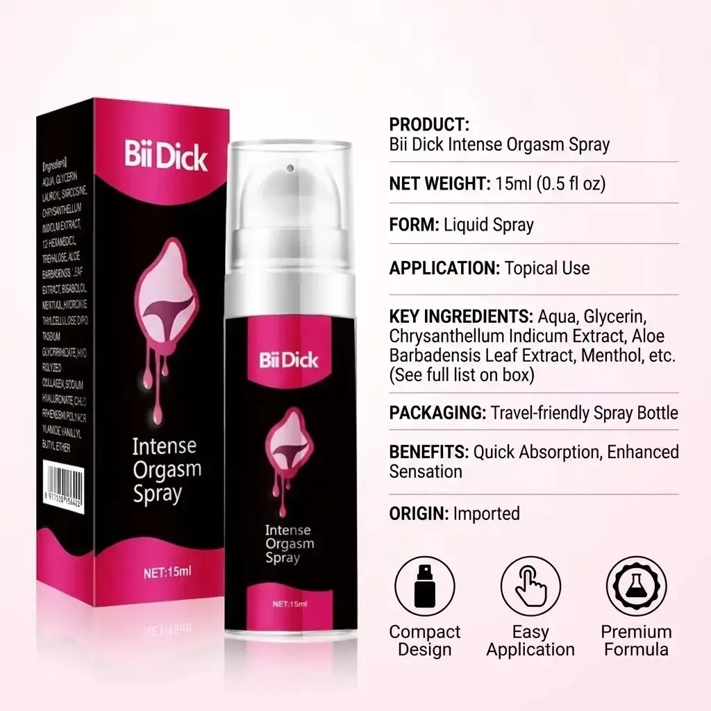 Spray Estimulante Femenino Intense Orgasm — imagen 2