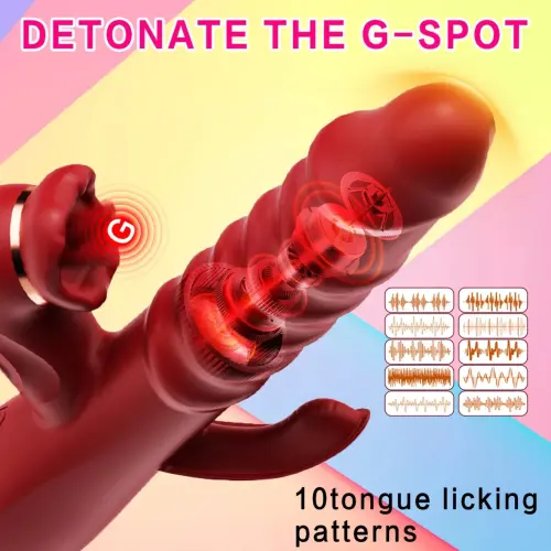 Vibrador Realista Multifuncional de 3 Cabezas — imagen 5