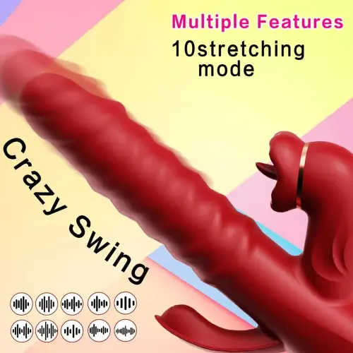 Vibrador Realista Multifuncional de 3 Cabezas — imagen 3