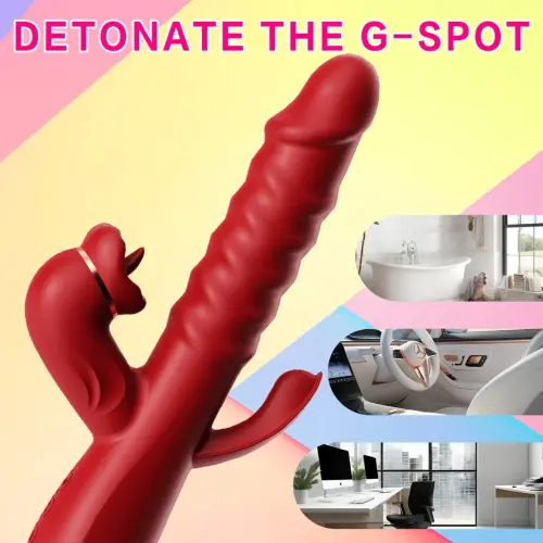 Vibrador Realista Multifuncional de 3 Cabezas — imagen 2