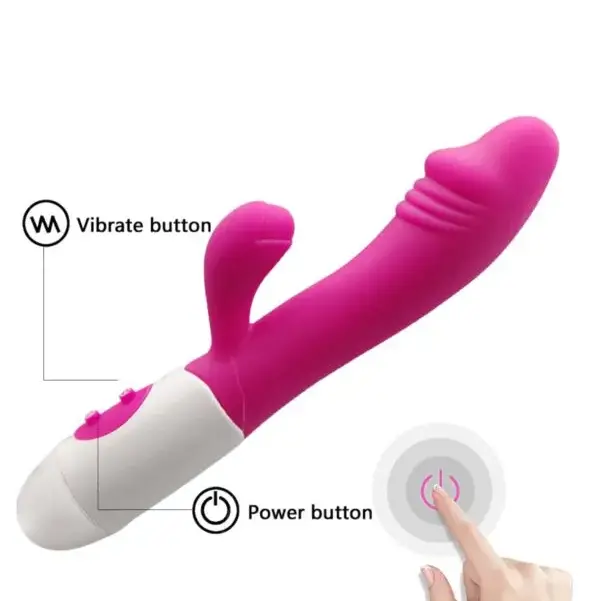 Vibrador de conejito estimulador de clítoris carga USB's photo #6