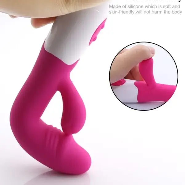 Vibrador de conejito estimulador de clítoris carga USB's photo #5