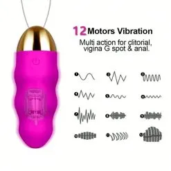 Huevo vibrador carga USB, 12 modos de vibración's photo #2