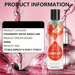 Lubricante Sensual Sabor Fresa 200ml's photo #3