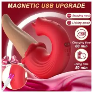 Vibrador 4-en-1 «Lick & Love» miniatura 2