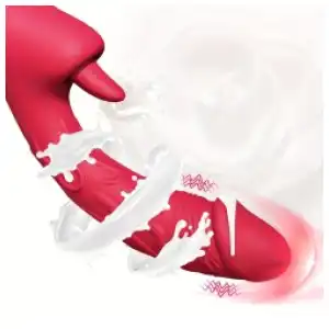 Vibrador Dual:PenetraciónProfunda y LamidoRealista miniatura 3