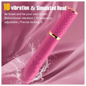 Vibrador Telescópico con Ventosa y Control por App | Estimulador de Punto G miniatura 2