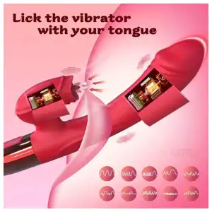 Vibrador de Punto G y Estimulador Clitoridiano miniatura 3