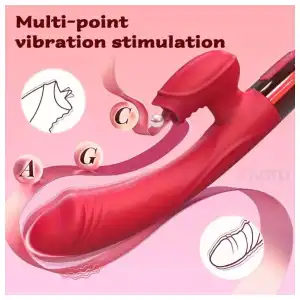 Vibrador de Punto G y Estimulador Clitoridiano miniatura 4