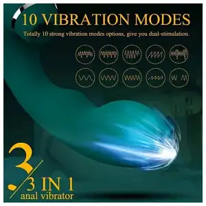 Fulana – Vibrador 3 en 1 de Múltiples Frecuencias miniatura 3