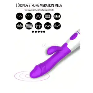 Vibrador de conejito estimulador de clítoris carga USB miniatura 8
