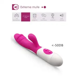Vibrador de conejito estimulador de clítoris carga USB miniatura 4