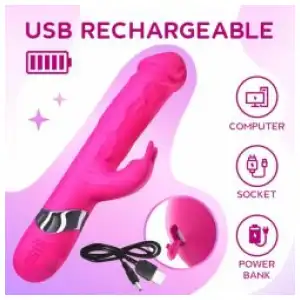 Vibrador de punto G en forma de Conejito miniatura 3