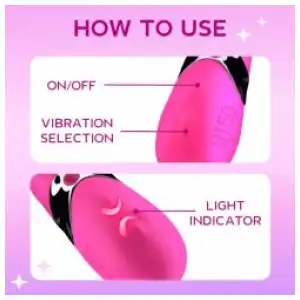 Vibrador de punto G en forma de Conejito miniatura 4