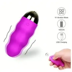 Huevo vibrador carga USB, 12 modos de vibración miniatura 5