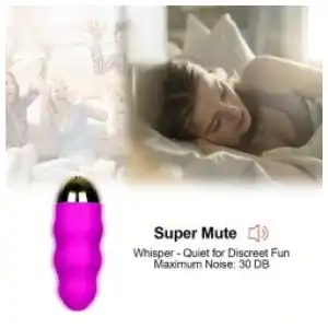 Huevo vibrador carga USB, 12 modos de vibración miniatura 4