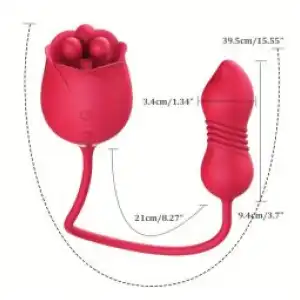 Vibrador Estimulador y Telescópico miniatura 4