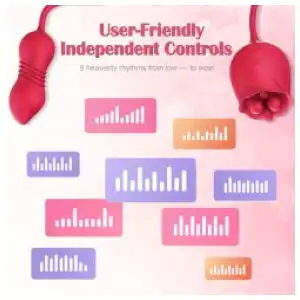 Vibrador Estimulador y Telescópico miniatura 3