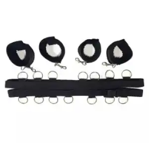 Set BDSM esposas atadas a la cama miniatura 3