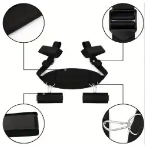 Set BDSM de Ataduras – Muñequeras y Tobilleras miniatura 3