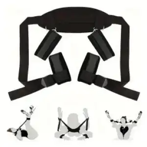 Set BDSM de Ataduras – Muñequeras y Tobilleras miniatura 5