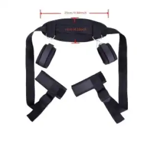 Set BDSM de Ataduras – Muñequeras y Tobilleras miniatura 4